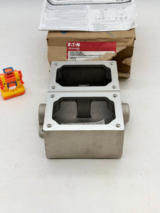 Eaton Crouse-Hinds EDSC272-SA 2-Gang Device Body (New)