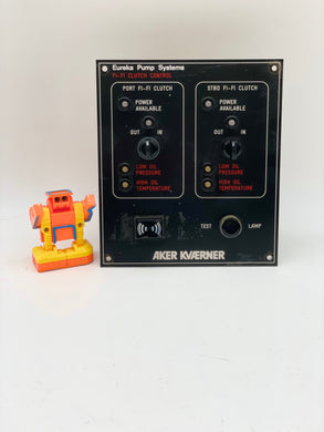 Aker Kvaerner Eureka Pump Systems FI-FI Clutch Control Panel (Not Tested)