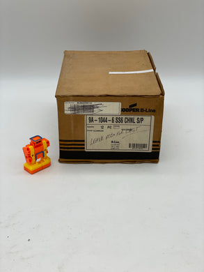 Cooper B-Line 9A-1044 Cable Tray Splice Channel, Alum. *Box of (12)* (New)