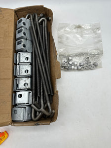 Eaton B750-J9 B-Line Beam Clamp, 8-12" Flange W, Zinc Plated *Box of (20)* (New)