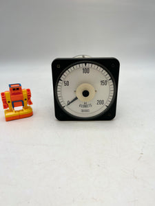 Crompton 077-218A-QQWW-C6 AC Kilowatts Meter 0-200KW *Lot of (3)* (Used)