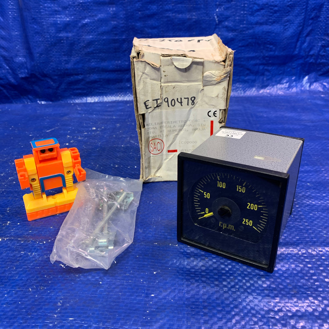 Berg Propulsion EI90478 Tachometer, 0-250 RPM, Input: 4-20mA (Open Box)