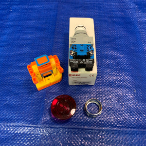 Idec AYLW49920 R-24V Push Button, Red Knob (Open Box)