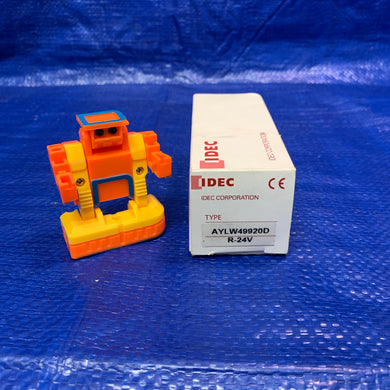 Idec AYLW49920 R-24V Push Button, Red Knob (Open Box)