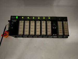GE Fanuc PLC Assy Series 90-30 30W Power Supply w/ (10) Slot Base, (9) Modules (Not Tested)