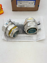 Load image into Gallery viewer, Eaton Crouse-Hinds LT150G-SA Liquidtight Straight Connect w/ Grounding Lug, 1-1/2&quot; (New)