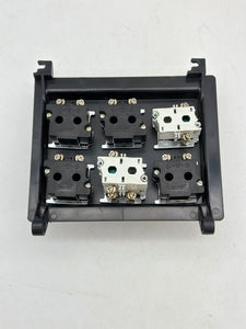 Eaton Cutler-Hammer Indicator Light Panel for MCC Bucket (4) Lights w/ Reset, Select (Used)