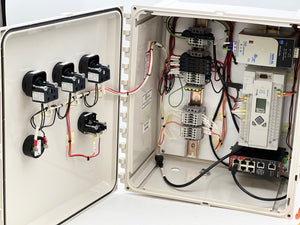 Remote ESD Control Panel Enclosure Allen Bradley 1766-L32BXB, Sixnet SLX-8MS-1 (Used)