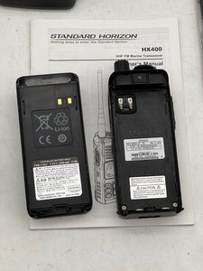 Standard Horizon HX400 Transceiver w/ Pictured Accessories (New/Used/For Parts)