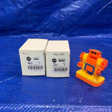 Allen-Bradley 800G-P5 Series A Yellow Pilot Light, *Lot of (2) Pilot Lights* (New)