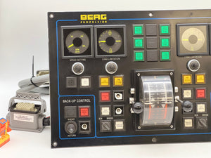 NORIS / BERG 061317 Marine Control Panel w/ Cables, Harting Connectors (Not Tested)