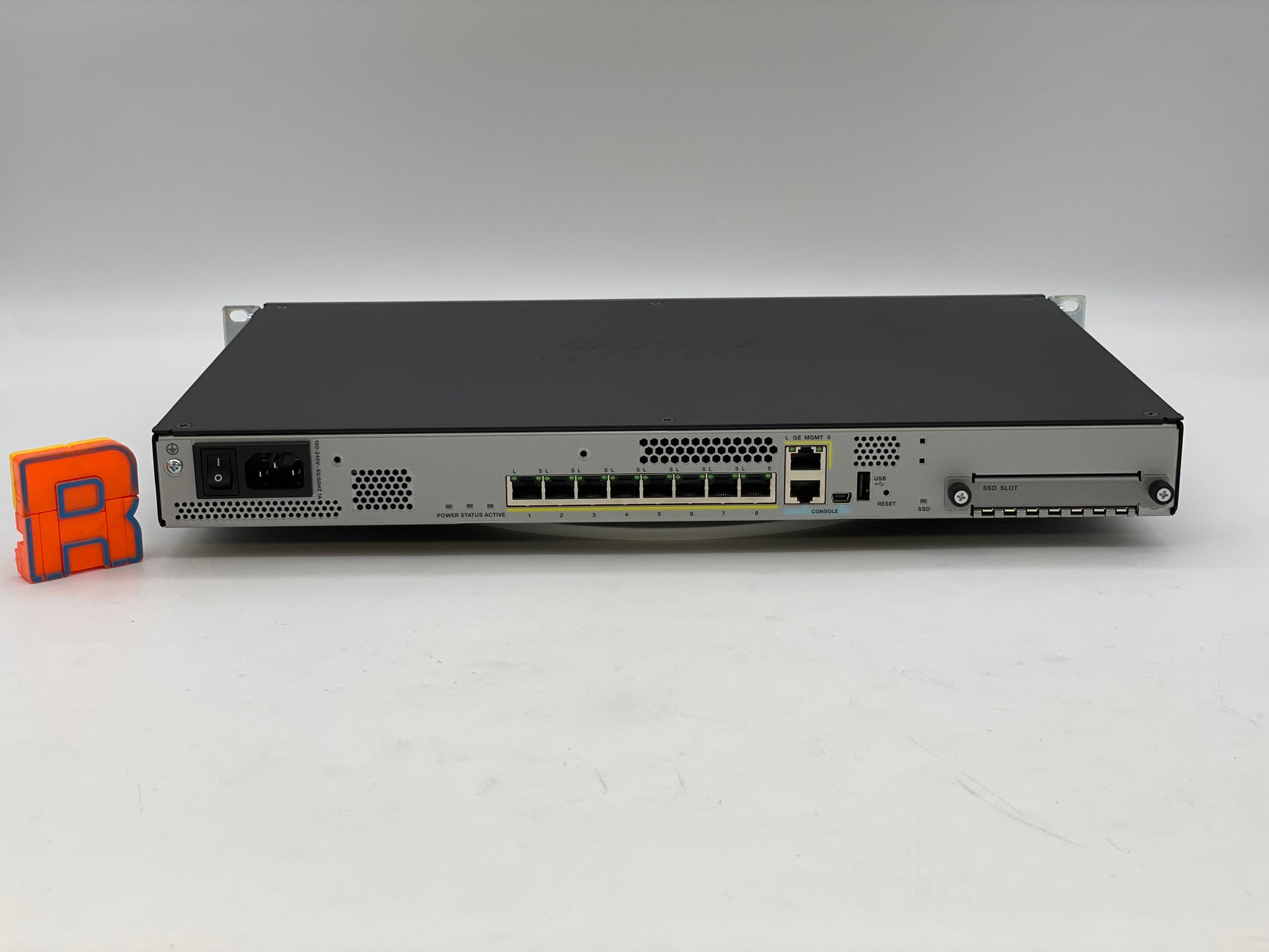 thumbnail interactive-video image 1 of Cisco ASA 5508-X With FirePOWER – 8-Port Gigabit Security Appliance, Rack Mountable, Open Box 1 of 4