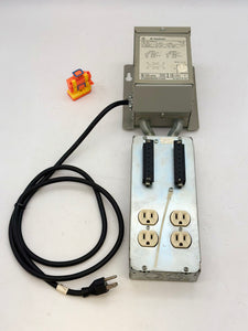 GE 9T51B0107 Transformer w/ 2 Terminal Blocks, 4 Outlets (Used)