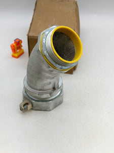 Eaton Crouse-Hinds LTB30045G 45Deg Ground Connect, 3” (New)