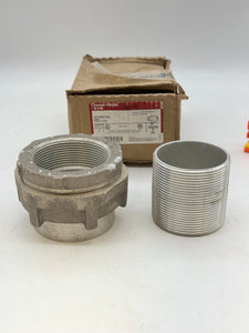 Eaton Crouse-Hinds UNY805-SA Condulet Union Fitting, 3" (New)