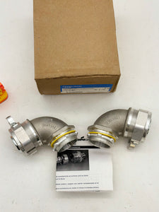 Eaton Crouse-Hinds LT15090G-SA 90Deg LT Connect w/ Ground, 1-1/2" *Box of (2)* (New)