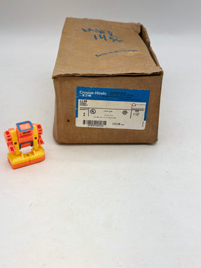 Eaton Crouse-Hinds LL58 Form 8 Conduit Outlet Body, 1.5” *Box of (2)* (New)