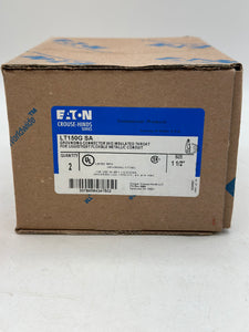 Eaton Crouse-Hinds LT150G-SA Liquidtight Straight Connect w/ Grounding Lug, 1-1/2" (New)