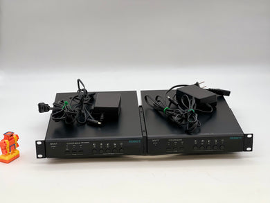 Robot MV87, MV77 Color Quad w/ Pwr Adapter, Rack Mount Accs. (Used)