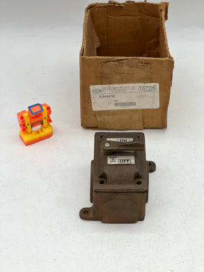 Pauluhn 2100B ProXchange Switch Assembly, 1-Gang, 1P, 15A, 277VAC, Brass (No Box)