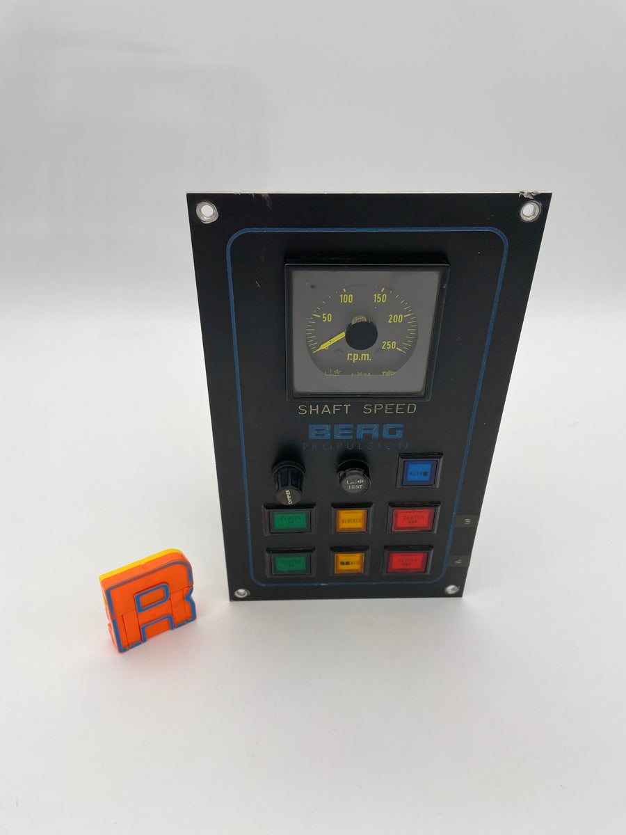 BERG Propulsion Shaft Speed Indicator Panel (Not Tested-For Parts ...