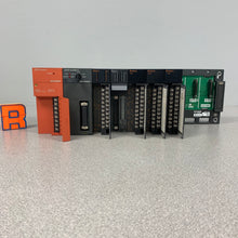 Load image into Gallery viewer, Mitsubishi Electric MELSEC A1S63P PLC CPU 9-Slot Rack w/ 6 Modules (Used)