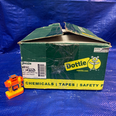 Dottie MB381 3/8” x 1” Hex Head Tap Bolts, Zinc Plated, *Lot of (800) Bolts* (Open Box)