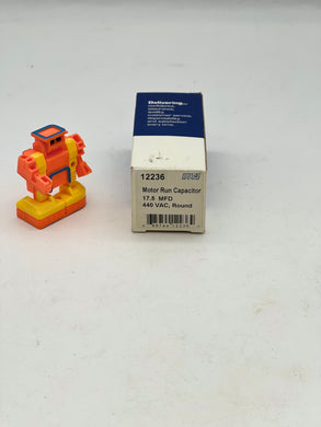 Mars 12236 Motor Run Capacitor, 17.5 MFD, 440VAC, Round, *Lot of (4) Capacitors* (New)