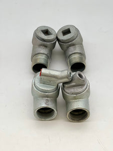 Appleton O-Z Gedney EYD/EZS Series Conduit Fitting, *Lot of (4)* (No Box)