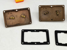 Load image into Gallery viewer, Pauluhn INX8002B 2-Gang Brass Rotary Switch Box Cover *Lot of (3)* (Used)