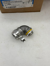 Load image into Gallery viewer, Eaton Crouse-Hinds LT5090G-SA 90Deg Liquidtight Connect w/ Ground, 1/2&quot; *Box of (25)* (New)