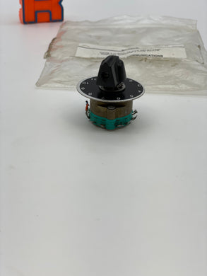 Hose-McCann (HMC) 1-C-STP 12 STA Selector Switch w/ Knob, Dial Plate (Used)