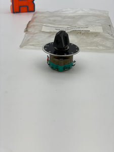Hose-McCann (HMC) 1-C-STP 12 STA Selector Switch w/ Knob, Dial Plate (Used)