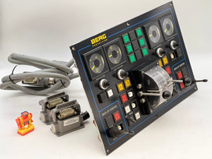 NORIS / BERG 061317 Marine Control Panel w/ Cables, Harting Connectors (Not Tested)