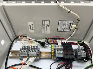 Remote ESD Control Panel Enclosure Allen Bradley 1766-L32BXB, Sixnet SLX-8MS-1 (Used)