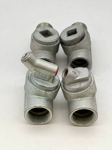 Appleton O-Z Gedney EYD/EZS Series Conduit Fitting, *Lot of (4)* (No Box)