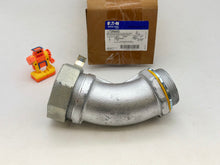 Load image into Gallery viewer, Eaton Crouse-Hinds LT25045G 45Deg Liquidtight Connect w/ Ground Lug, 2-1/2&quot; (New)