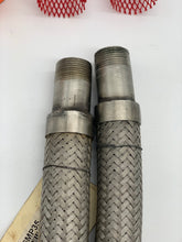 Load image into Gallery viewer, Hose Master G100SM120 Flexible Metal Hose Assembly, 321 SS, 1” X 12”, *Lot of (2)* (No Box)