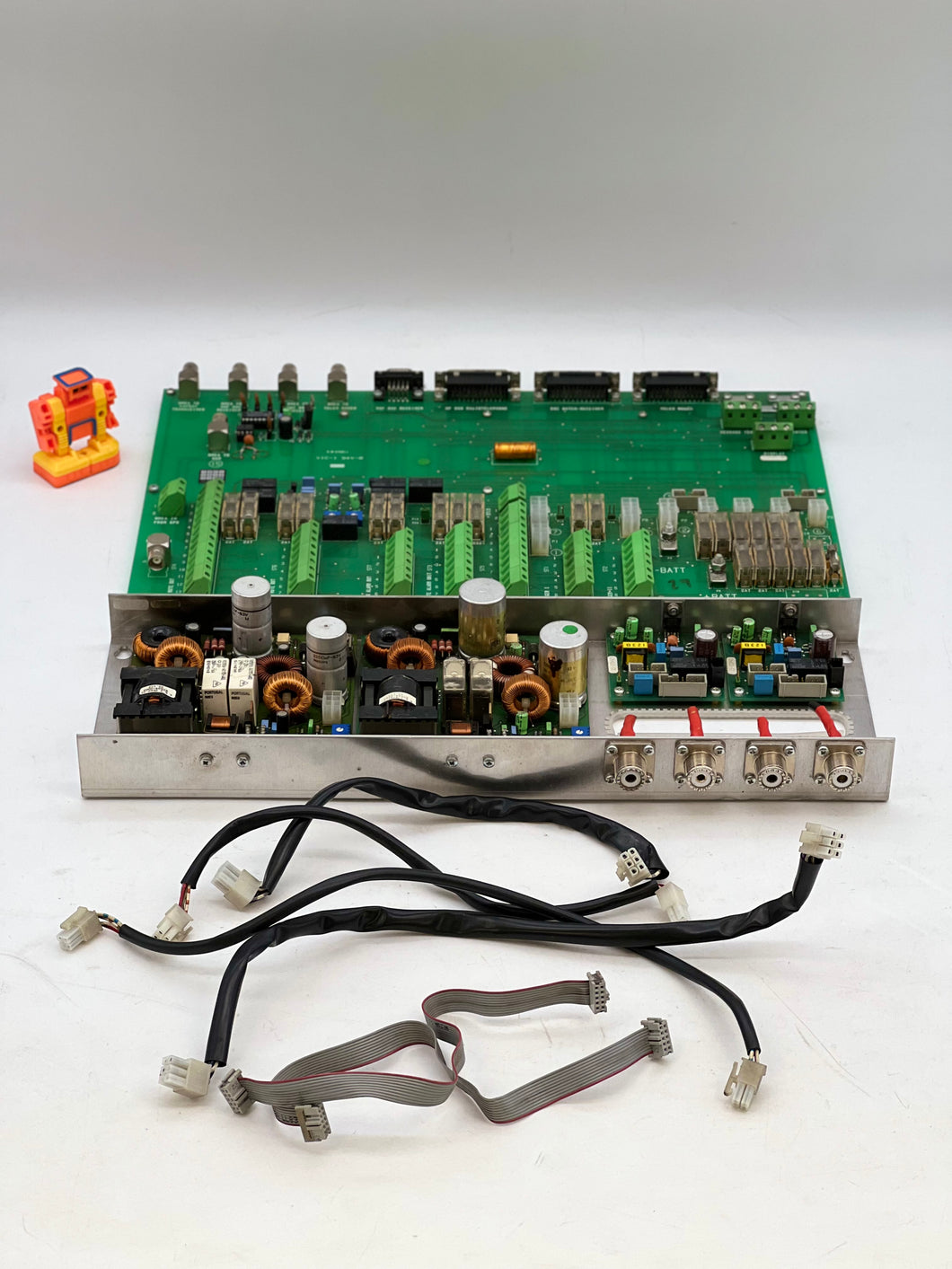 Sperry Marine 5-0-27661J Connection Board (1) / Pwr Sup Board for GMDSS Station (Used-For Parts)
