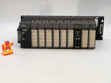 Load image into Gallery viewer, GE Fanuc PLC Assy Series 90-30 30W Power Supply w/ (10) Slot Base, (9) Modules (Not Tested)