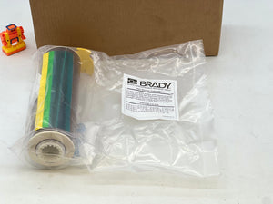 Brady 13617 Brown All Weather Permanent Adhesive Vinyl Label Tape, 10"x50' (New)