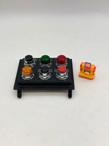 Eaton Cutler-Hammer Indicator Light Panel for MCC Bucket, (3) Lights w/ Reset Start Stop *Lot of (2)* (Used)