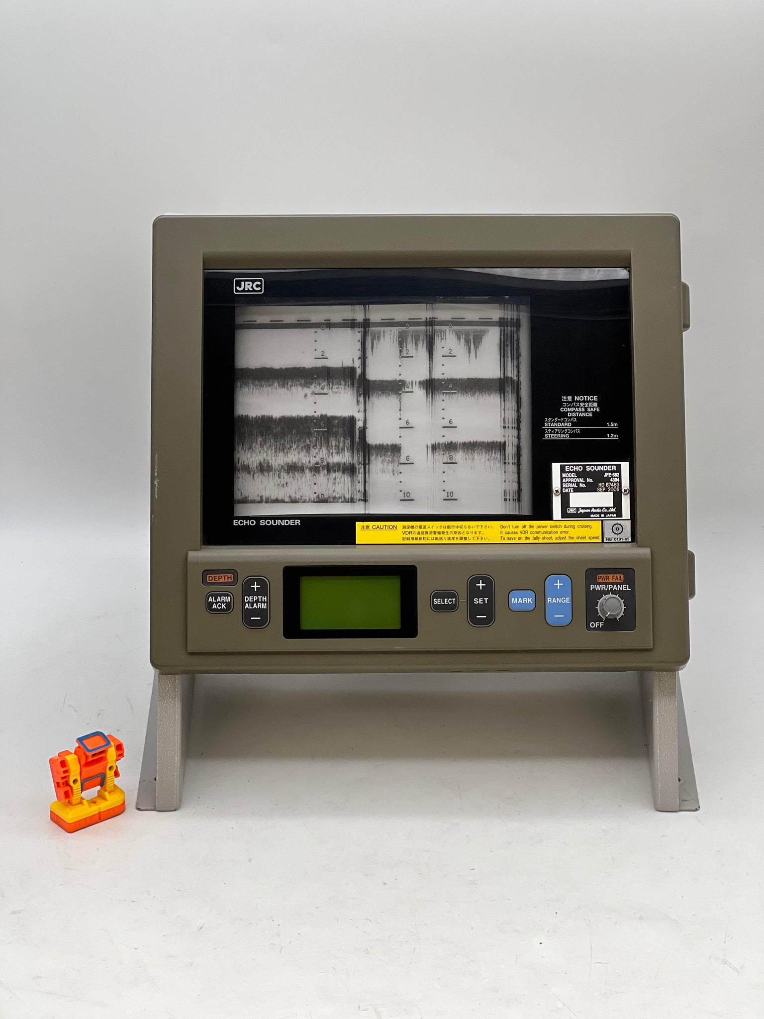 JRC Japan Radio Co. JFE-582 Echo Sounder w/ Mount Brackets JRC Japan Radio Co. JFE-582 Echo Sounder w/ Mount Brackets