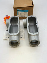 Load image into Gallery viewer, Eaton Crouse-Hinds LR58 Form 8 Conduit Outlet Body, 1.5” *Box of (2)* (New)