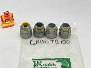 Crouse-Hinds 1" Liquidtight Conduit Connector Fitting *Lot of (4)* (No Box)