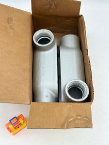 Eaton Crouse-Hinds LR58 Form 8 Conduit Outlet Body, 1.5” *Box of (2)* (New)