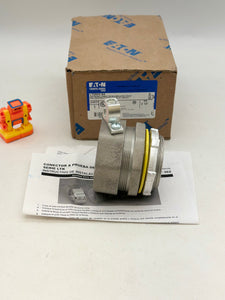 Eaton Crouse-Hinds LT250G-SA Liquidtight Straight Connect w/ Ground Lug, 2-1/2" (New)