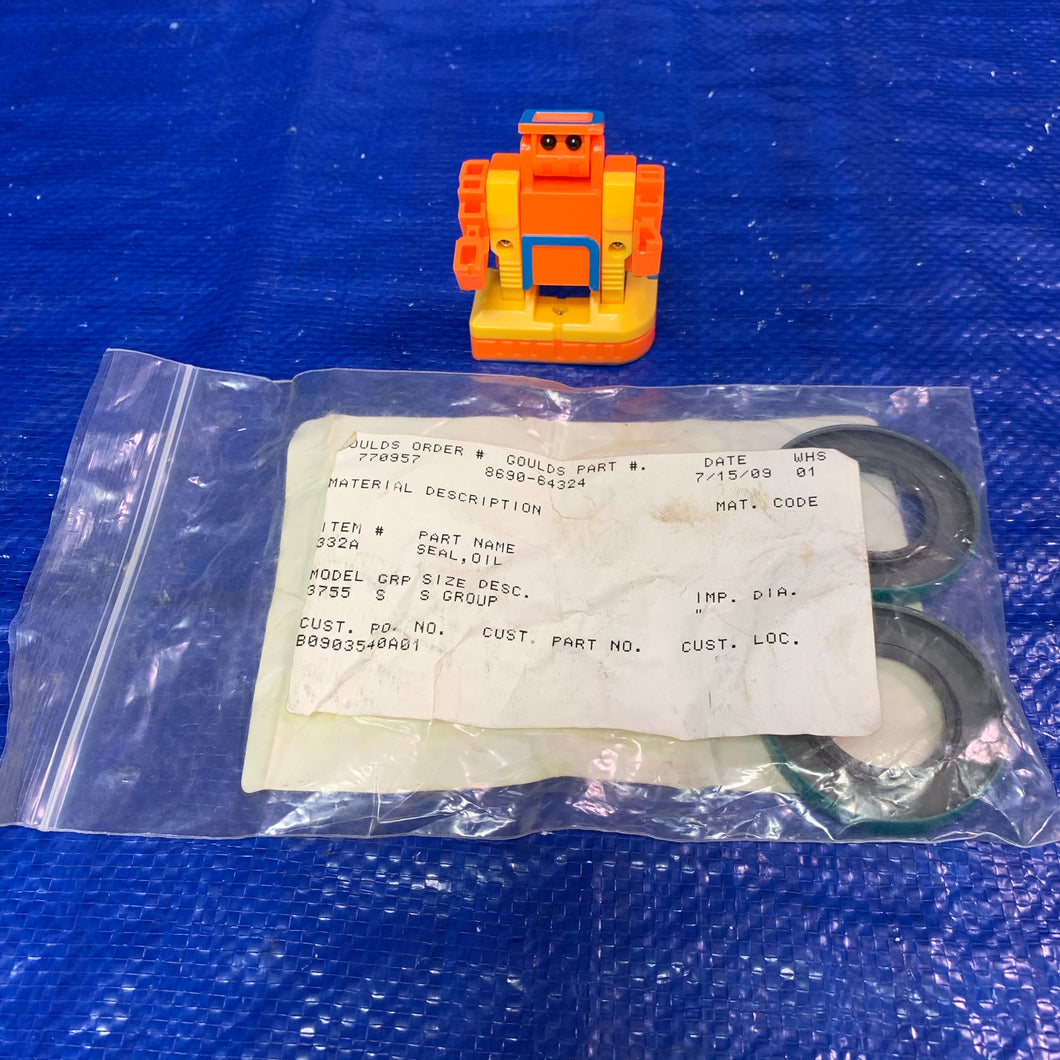 Goulds Sealing Devices Inc. Oil Seal 8690-64324, *Lot of (2) Seals* (New)