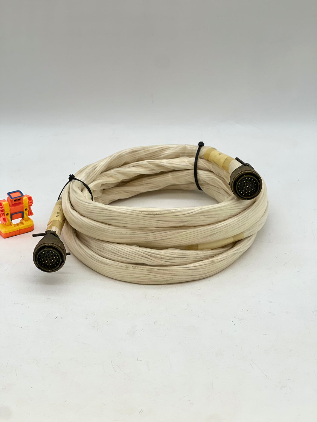 Amoco 14-000727-42 34-Pin Male-Male Cable, 20’-6” L Clear Shield (Used)
