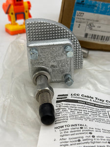 Cooper Crouse-Hinds LCC7 Cable Tray Conduit Clamp, 2-1/2", *Box of (2)* (New)